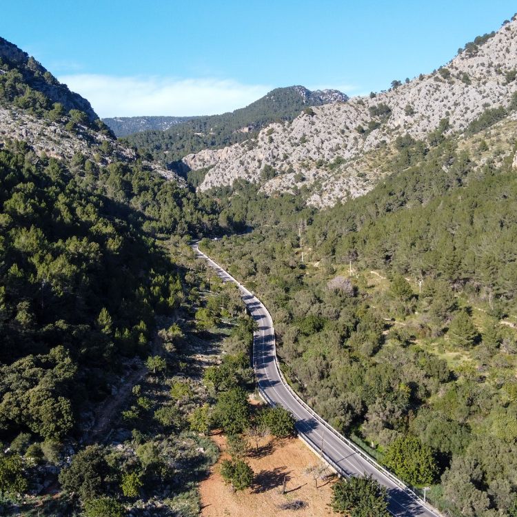 Die Landstraße MA10 auf Mallorca. Einer der beliebtesten und schönsten Strecken mit dem Mietwagen auf Mallorca. Wir geben euch Tipps für MIetwagen auf Mallorca